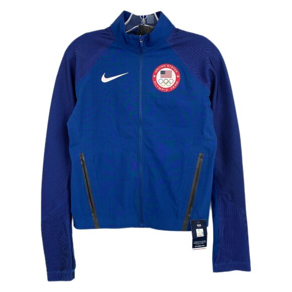 Nike Blue Olympic Team Zip-Up Athletic Jacket | Women's XS - Sporty Style - Picture 1 of 11